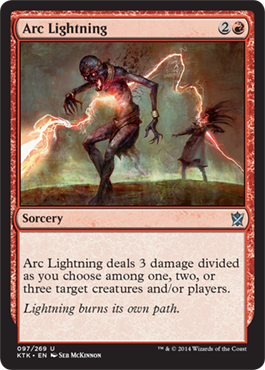 MTG: Khans of Tarkir 097: Arc Lightning 