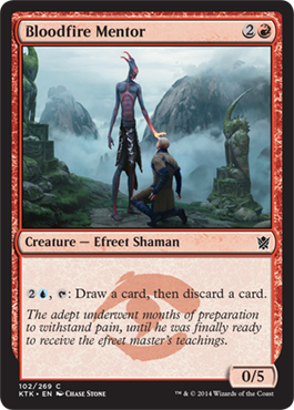 MTG: Khans of Tarkir 102: Bloodfire Mentor 