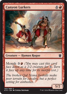 MTG: Khans of Tarkir 105: Canyon Lurkers 