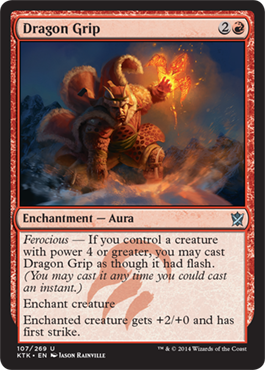 MTG: Khans of Tarkir 107: Dragon Grip 