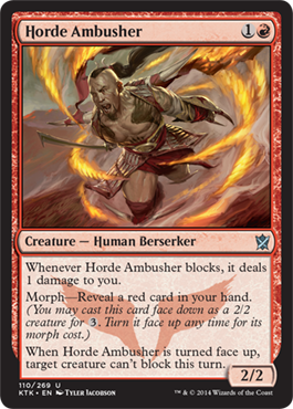 MTG: Khans of Tarkir 110: Horde Ambusher 
