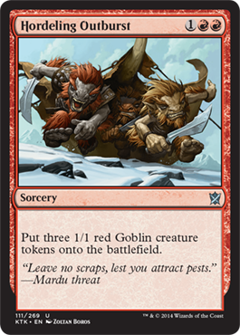 MTG: Khans of Tarkir 111: Hordeling Outburst 