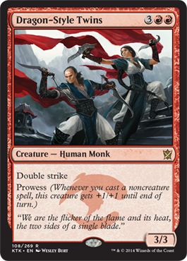 MTG: Khans of Tarkir 108: Dragon-Style Twins 