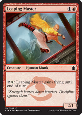 MTG: Khans of Tarkir 114: Leaping Master 