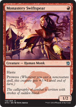 MTG: Khans of Tarkir 118: Monastery Swiftspear 