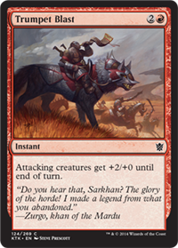 MTG: Khans of Tarkir 124: Trumpet Blast 
