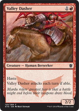 MTG: Khans of Tarkir 125: Valley Dasher 
