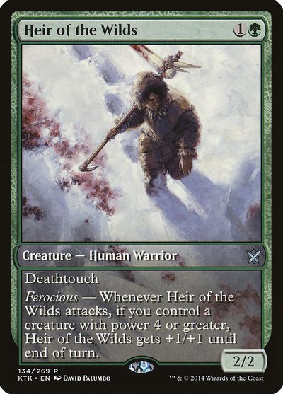MTG: Khans of Tarkir 134: Heir of the Wilds (PROMO) 