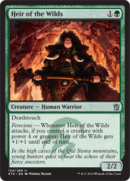 MTG: Khans of Tarkir 134: Heir of the Wilds 