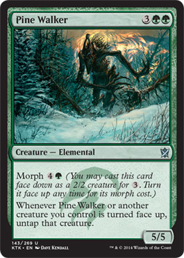 MTG: Khans of Tarkir 143: Pine Walker 