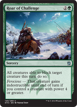 MTG: Khans of Tarkir 145: Roar of Challenge 