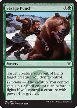 MTG: Khans of Tarkir 147: Savage Punch 