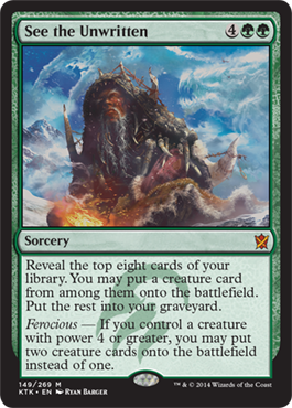 MTG: Khans of Tarkir 149: See the Unwritten 