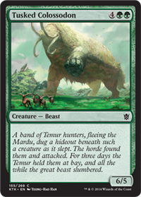 MTG: Khans of Tarkir 155: Tusked Colossodon 