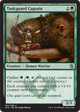 MTG: Khans of Tarkir 156: Tuskguard Captain 
