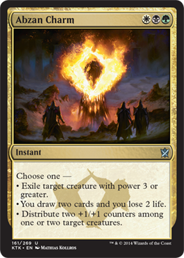 MTG: Khans of Tarkir 161: Abzan Charm 