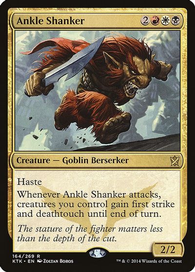 Magic Khans of Tarkir 164: Ankle Shanker - Foil 