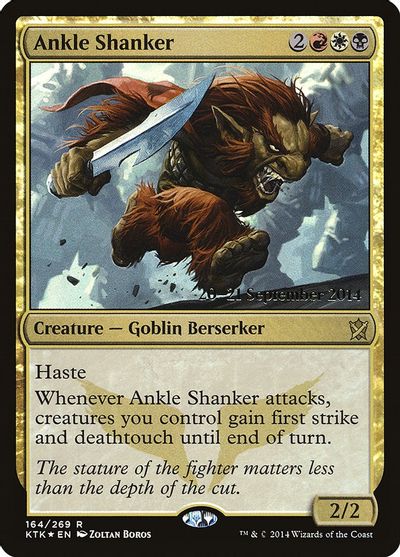 MTG: Khans of Tarkir 164: Ankle Shanker - Prerelease Foil 