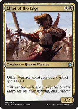MTG: Khans of Tarkir 169: Chief of the Edge 
