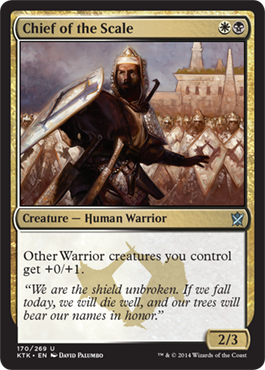 MTG: Khans of Tarkir 170: Chief of the Scale 