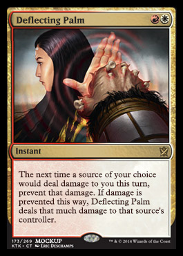 Magic Khans of Tarkir 173: Deflecting Palm 
