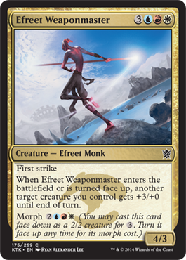 MTG: Khans of Tarkir 175: Efreet Weaponmaster 