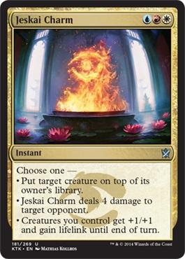 MTG: Khans of Tarkir 181: Jeskai Charm 