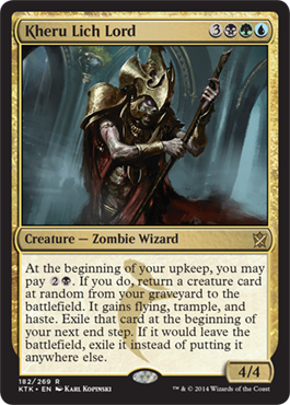 MTG: Khans of Tarkir 182: Kheru Lich Lord 