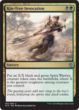 MTG: Khans of Tarkir 183: Kin-Tree Invocation 