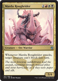 MTG: Khans of Tarkir 187: Mardu Roughrider 
