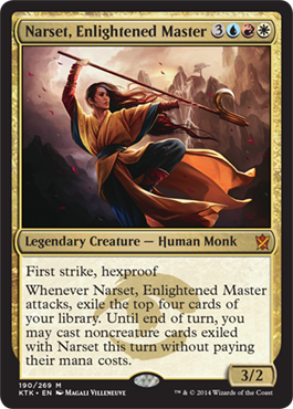 Magic Khans of Tarkir 190: Narset, Enlightened Master  