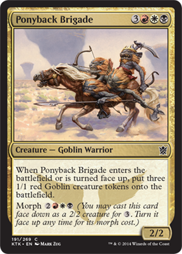 Magic Khans of Tarkir 191: Ponyback Brigade 