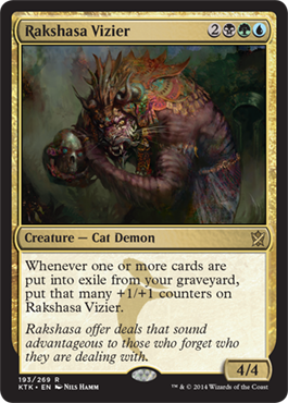 MTG: Khans of Tarkir 193: Rakshasa Vizier 