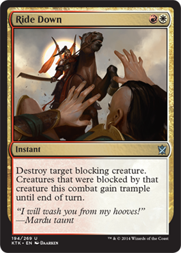 MTG: Khans of Tarkir 194: Ride Down 