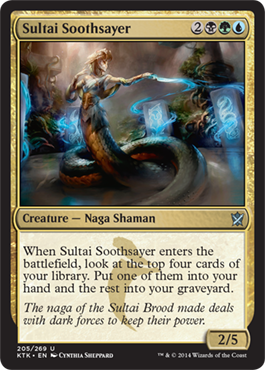 MTG: Khans of Tarkir 205: Sultai Soothsayer 