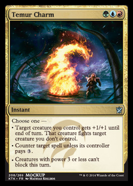 MTG: Khans of Tarkir 208: Temur Charm 