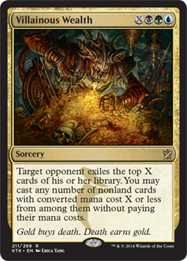 MTG: Khans of Tarkir 211: Villainous Wealth 