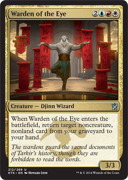 MTG: Khans of Tarkir 212: Warden of the Eye 