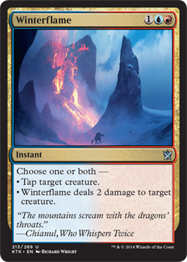 MTG: Khans of Tarkir 213: Winterflame 