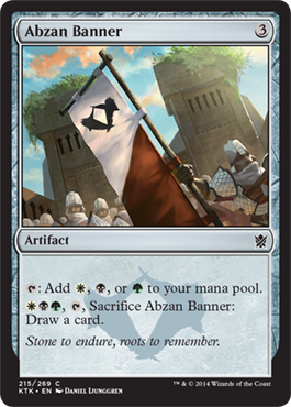 MTG: Khans of Tarkir 215: Abzan Banner 