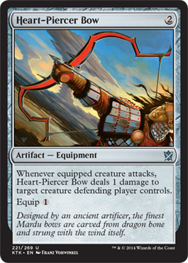MTG: Khans of Tarkir 221: Heart-Piercer Bow 
