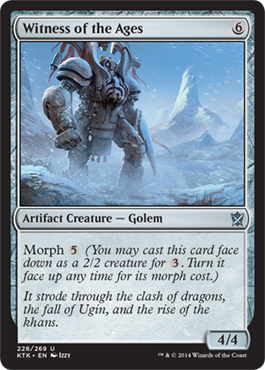 MTG: Khans of Tarkir 228: Witness of the Ages 