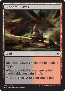 MTG: Khans of Tarkir 229: Bloodfell Caves 