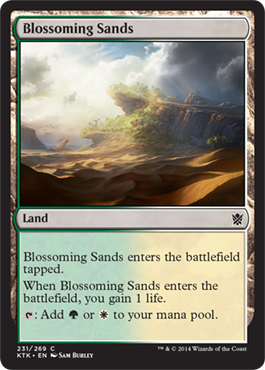 Magic Khans of Tarkir 231: Blossoming Sands - Foil 