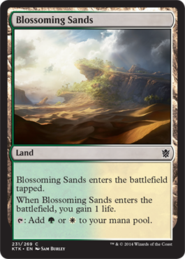 MTG: Khans of Tarkir 231: Blossoming Sands 