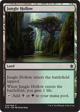 MTG: Khans of Tarkir 235: Jungle Hollow 
