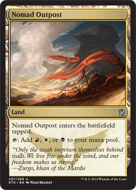MTG: Khans of Tarkir 237: Nomad Outpost 
