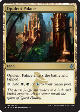 MTG: Khans of Tarkir 238: Opulent Palace 