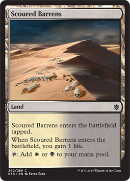 Magic Khans of Tarkir 242: Scoured Barrens 