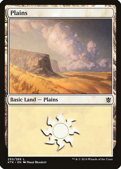 MTG: Khans of Tarkir 250: Plains - Foil 